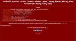 Desktop Screenshot of hibbertfamily.org